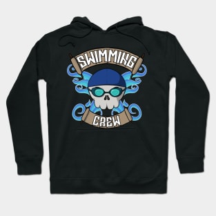 Swimming crew Jolly Roger pirate flag Hoodie